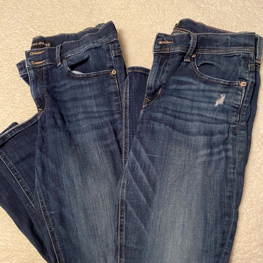 Two pair of express jeans